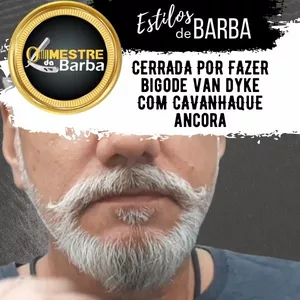 Imagem de capa para o Curso online BARBA CERRADA com bigode Van Dyke e Cavanhaque Ancora