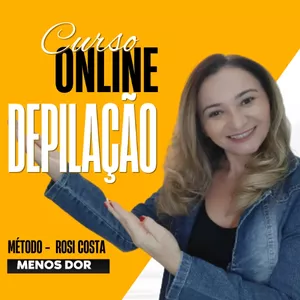 Imagem de capa para o Curso online Depilação Profissional - Método Rosi Costa - Menos Dor