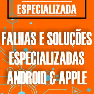 Imagem de capa para o Ebook FALHAS E SOLUÇÕES ESPECIALIZADAS - ANDROID E APPLE