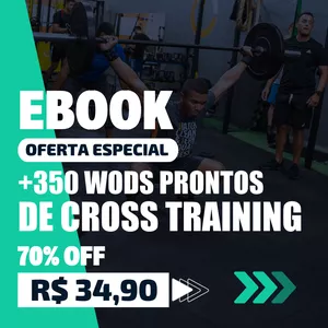 Imagem de capa para o Ebook +350 WODS PRONTOS DE CROSS TRAINING