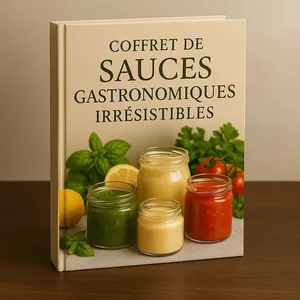 Image de couverture pour le Ebook 🥣 Coffret de Sauces Gourmet Irrésistibles