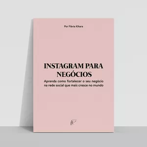 Imagem de capa para o Ebook E-book - Instagram para Negócios