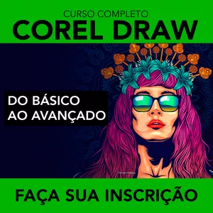 Imagem de capa para o Curso online CorelDRAW - Do básico ao avançado