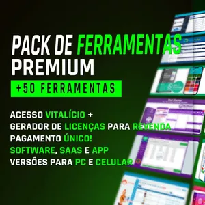 Imagem de capa para o Curso online PACK FERRAMENTAS PREMIUM