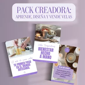 Imagen de portada para Ebook Pack Creadora: Aprende, Diseña y Vende Velas