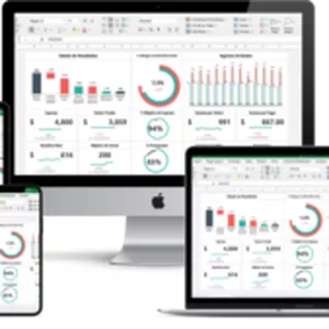 Imagen de portada para Ebook DASHBOARD FINANCIERO - Plantilla Excel 
