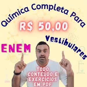 Imagem do curso QUÍMICA COMPLETA ENEM/VESTIBULARES (VERSÃO PDF)