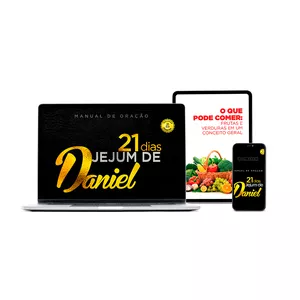 Imagem de capa para o Ebook 21 Dias Jejum de Daniel + Bônus Exclusivo Receitas