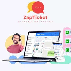 Imagem de capa para o Curso online ZapTicket - Sistema white label de atendimento para WhatsApp