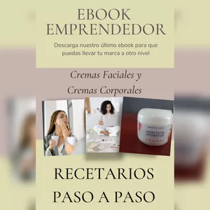 Imagen de portada para Ebook EMPRENDE COSMÉTICA NATURAL DESDE CASA CREMAS FACIALES Y CREMAS CORPORALES 