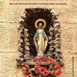 Imagem de capa para o Ebook Guia prático de "Como se Consagrar a Cristo pelas mãos de Maria."