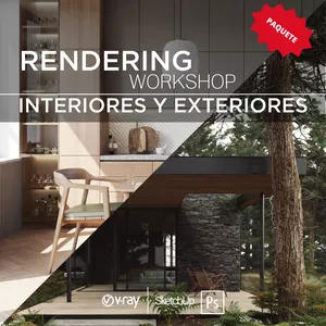 Imagen de portada para Curso online Curso de Render INTERIOR Y EXTERIOR