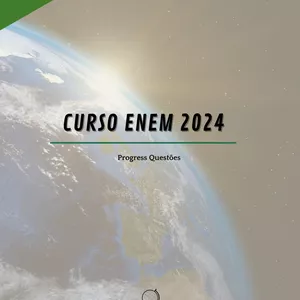 Imagem de capa para o Ebook CURSO ENEM 2024 - PROGRESS QUESTÕES 