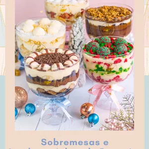 Imagem de capa para o Ebook Sobremesas e Lembrancinhas de Brownie:  O Guia Completo Para Lucrar Neste Natal 