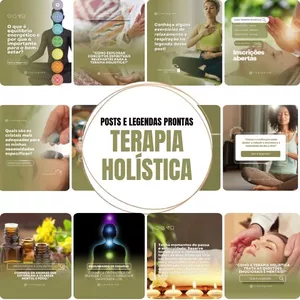 Imagem de capa para o Curso online PACK PARA TERAPIA HOLÍSTICA