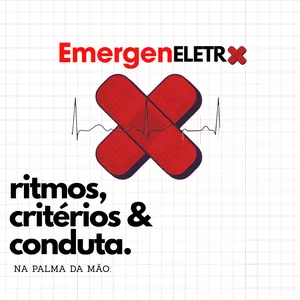 Imagem de capa para o Ebook Flashcards Emergeneletro: Do ECG à Conduta 