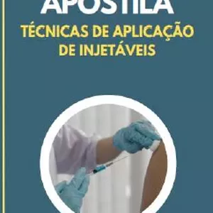 Imagem de capa para o Ebook Apostila técnicas de aplicação de injetáveis