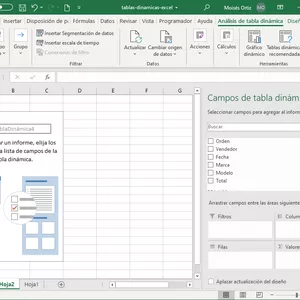 Imagen de portada para Ebook APRENDE A USAR TABLAS DINÁMICAS
