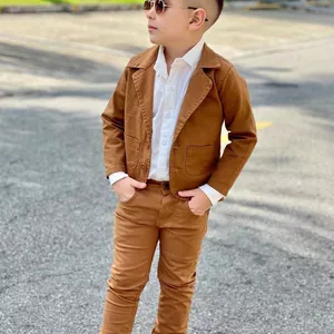 Imagen de portada para Ebook PATRON DE CONJUNTO SOCIAL INFANTIL BLAZER , PANTALON Y CAMISA TALLAS (((  2 A 14 AÑOS )