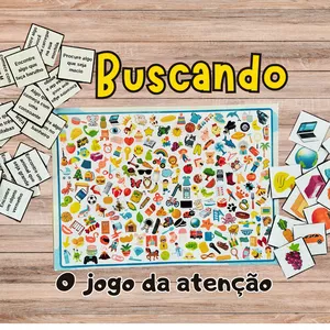 Imagem de capa para o Ebook Buscando - O jogo da atenção