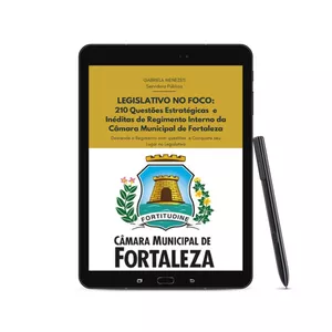 Imagem de capa para o Ebook 210 Questões Estratégicas e Inéditas de Regimento Interno da Câmara Municipal de Fortaleza