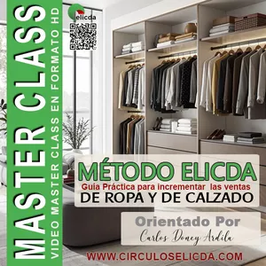 Imagen de portada para Curso online MÉTODO ELICDA, Guía práctica para incrementar las ventas de ropa y calzado