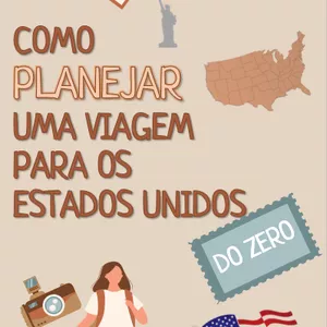 Imagem de capa para o Ebook Viagem do 0 para os Estados Unidos