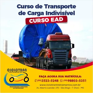 Imagem de capa para o Curso online Curso de Transporte de Carga Indivisível