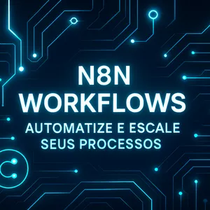 Imagem de capa para o Ebook N8N Workflows : Automatize e Escale Seus Processos