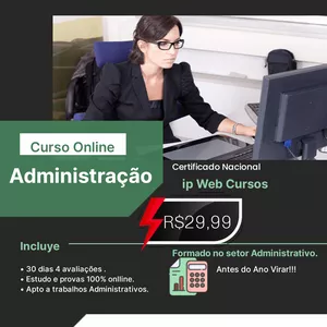 Imagem de capa para o Curso online ADM 