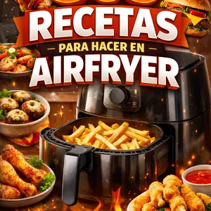 Imagen de portada para Ebook 365 recetas de Airfryer para principiantes