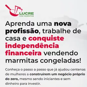 Imagem do curso LUCRE COM MARMITAS