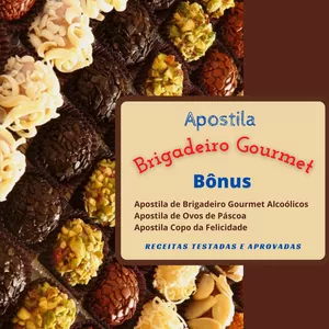 Imagem de capa para o Ebook Apostila Brigadeiro Gourmet 