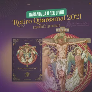 Imagem de capa para o Ebook Retiro Quaresmal 2021 - Instituto Hesed