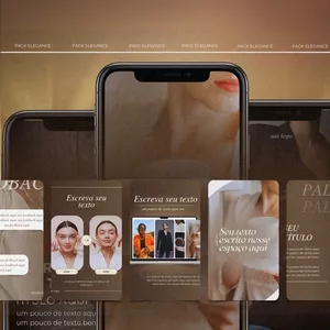 Imagem de capa para o Ebook PACK CANVA ELEGANCE -  TEMPLATES SOFISTICADOS