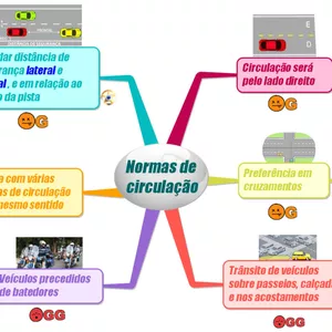 Imagem de capa para o Ebook Mapas mentais de Trânsito + resoluções do Contran - PRF