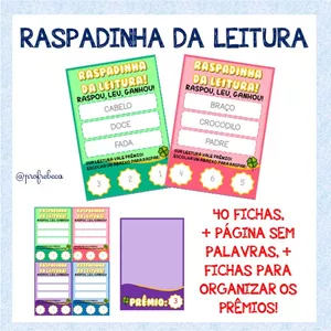 Imagem de capa para o Ebook Raspadinha da Leitura
