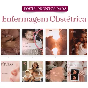 Imagem de capa para o Curso online Packs Editáveis Enfermagem Obstétrica