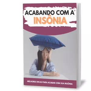 Imagem de capa para o Ebook Como lidar com a insônia e melhorar a qualidade de vida!