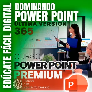 Imagen de portada para Curso online DOMINANDO POWER POINT:  DESDE LO BÁSICO HASTA LO AVANZADO