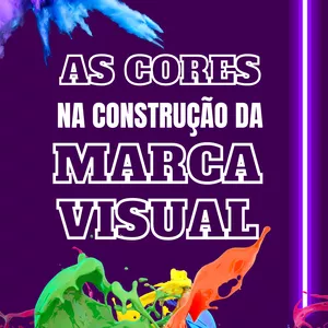 Imagem de capa para o Ebook As Cores na Construção da Marca Visual