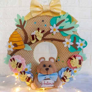 Imagem de capa para o Ebook Apostila Digital Guirlanda Maternidade Ursinho