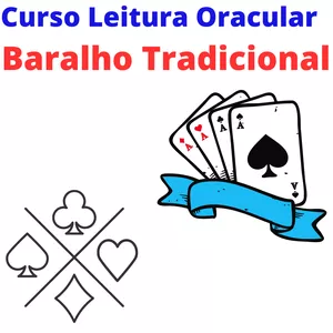 Imagem de capa para o Curso online Curso Leitura Com Baralho Comum (Cartomancia) 