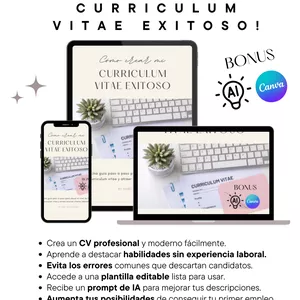 Imagen de portada para Ebook Cómo crear mi curriculum vitae EXITOSO!