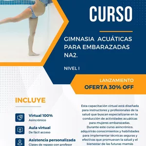 Imagen de portada para Curso online GIMNASIA ACUÁTICA PARA EMBARAZADAS