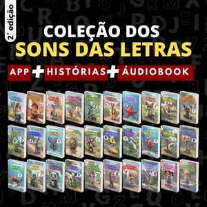 Imagem de capa para o Curso online 30 PDFs - 2 EDIÇÃO - COLEÇÃO DE LIVROS DOS SONS DAS LETRAS - EBOOK