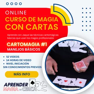 Imagen de portada para Curso online CARTOMAGIA #1 - MANEJOS BÁSICOS