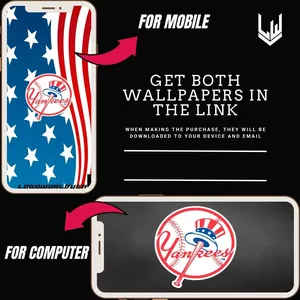 Imagem principal do produto NEW YORK YANKEES - Wallpaper for cell phone + computer