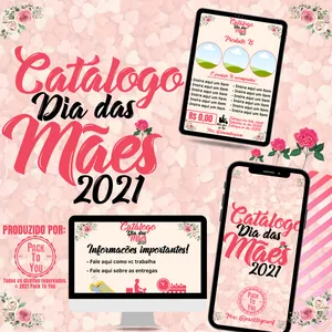 Imagem de capa para o Curso online Catálogo Dia das mães 2021