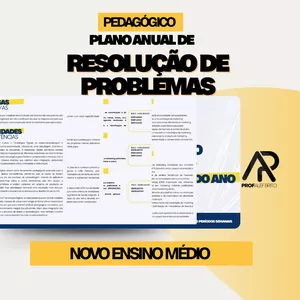 Imagem de capa para o Ebook PLANO ANUAL IMPERDÍVEL para Professores: Disciplina de Resolução de Problemas! 📚🌟